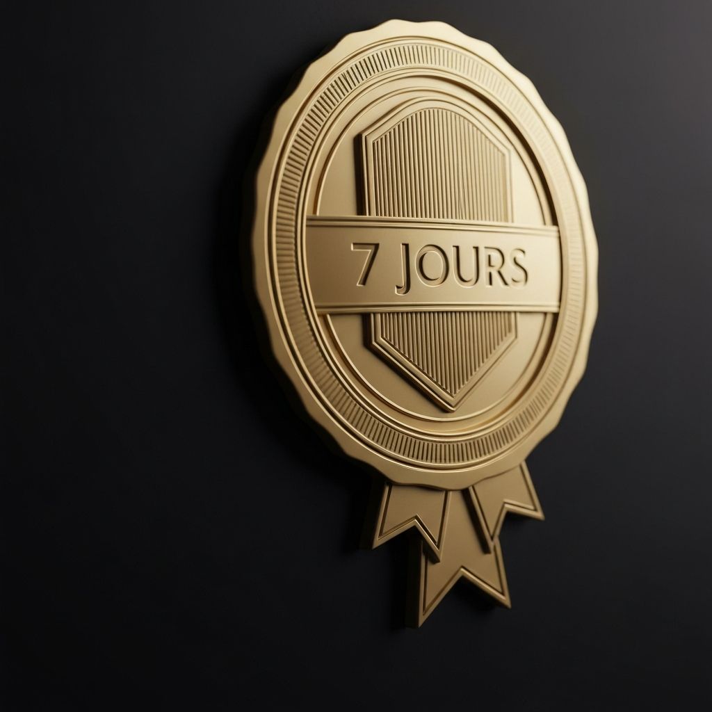 Garantie inconditionnelle 7 jours